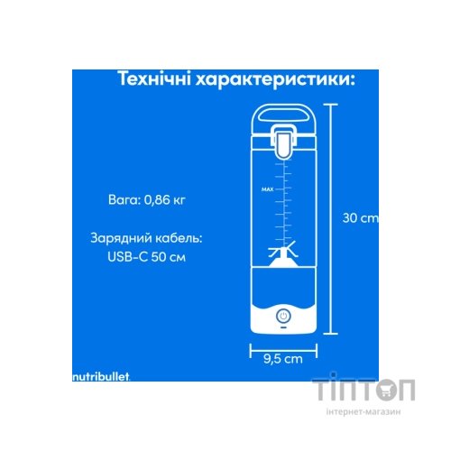 Блендер NUTRIBULLET NBP003PU