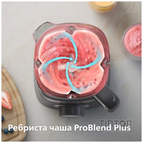 Блендер Philips стаціонарний Series 5000, 1000Вт, чаша-2000мл, сірий (HR3020/20)