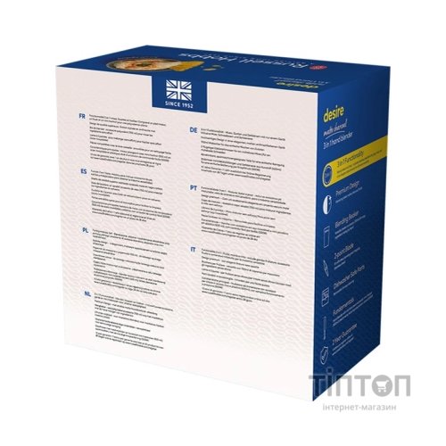 Блендер Russell Hobbs Hobbs заглибний Desire Matte Charcoal, 500Вт, чаша-500мл, вінчик, міні-п (27141-56)