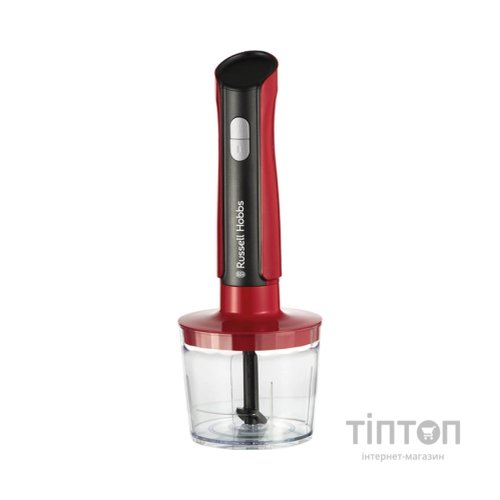 Блендер Russell Hobbs Hobbs заглибний Desire Red, 500Вт, чаша-500мл, вінчик, міні-подріб. (27140-56)
