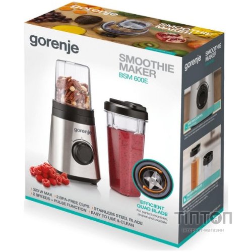 Блендер стаціонарний GORENJE BSM 600 E (BL1403-GS)