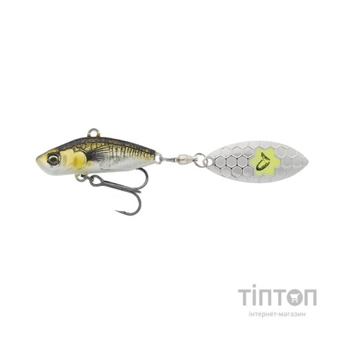 Блешня Savage Gear 3D Sticklebait Tailspin 65mm 9.0g Green Silver Ayu (1854.43.90)