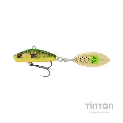 Блешня Savage Gear 3D Sticklebait Tailspin 80mm 18.0g Firetiger (1854.44.01)