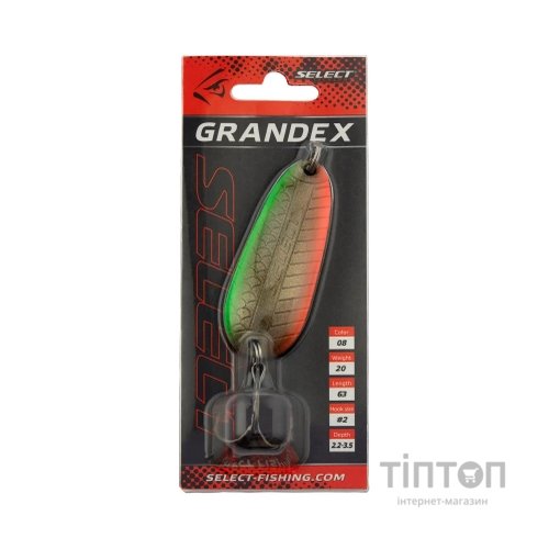 Блешня Select Grandex 20.0g 63mm 08 (1870.68.24)