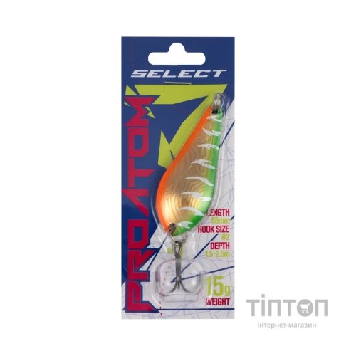 Блешня Select ProAtom 15.0g 65mm 16 (1870.77.51)