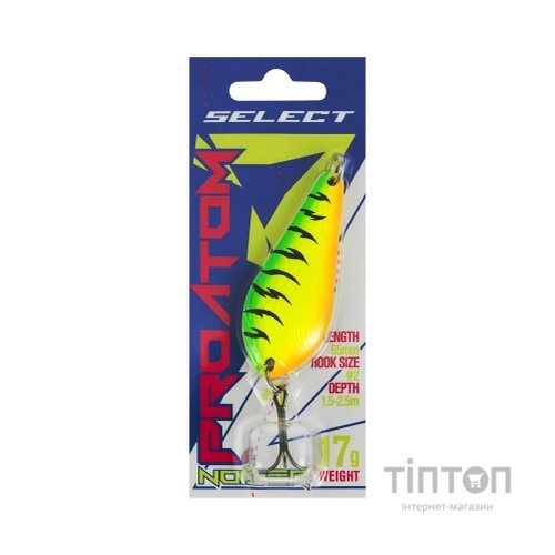 Блешня Select ProAtom Noiser 17.0g 65mm 10 (1870.78.94)