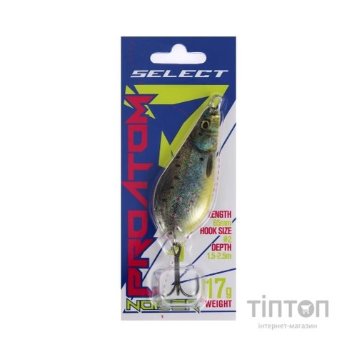 Блешня Select ProAtom Noiser 17.0g 65mm S47 (1870.78.99)