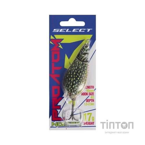 Блешня Select ProAtom Noiser 17.0g 65mm S51 (1870.79.03)