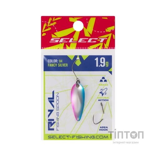 Блешня Select Rival 1.9g 30mm 04 Fancy Silver (1870.79.84)