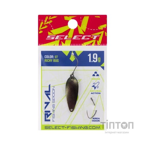 Блешня Select Rival 1.9g 30mm 07 Richy Bug (1870.79.87)