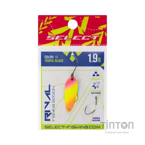 Блешня Select Rival 1.9g 30mm 15 Tropic Black (1870.79.94)