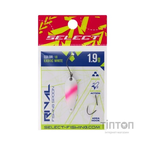 Блешня Select Rival 1.9g 30mm 18 Exotic White (1870.79.97)
