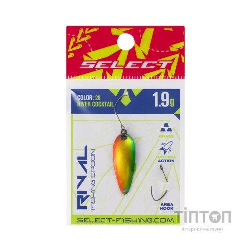 Блешня Select Rival 1.9g 30mm 28 River Cocktail (1870.80.01)
