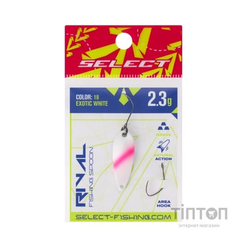 Блешня Select Rival 2.3g 30mm 18 Exotic White (1870.80.17)