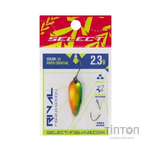 Блешня Select Rival 2.3g 30mm 28 River Cocktail (1870.80.21)