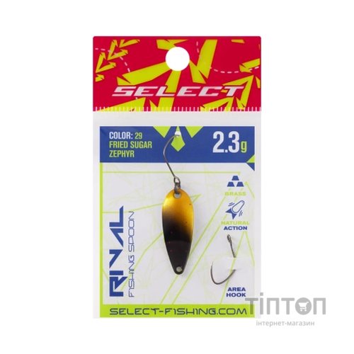 Блешня Select Rival 2.3g 30mm 29 Fried Sugar Zephyr (1870.80.22)