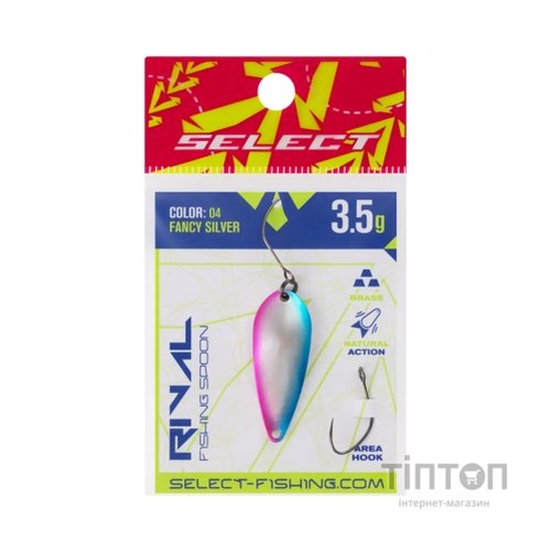 Блешня Select Rival 3.5g 34mm 04 Fancy Silver (1870.80.24)