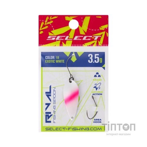 Блешня Select Rival 3.5g 34mm 18 Exotic White (1870.80.34)
