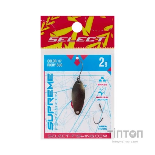 Блешня Select Supreme 2.0g 27mm 07 Richy Bug (1870.80.43)