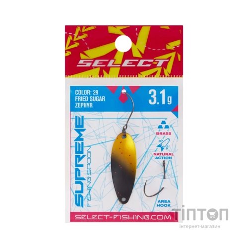Блешня Select Supreme 3.1g 34mm 29 Fried Sugar Zephyr (1870.80.80)