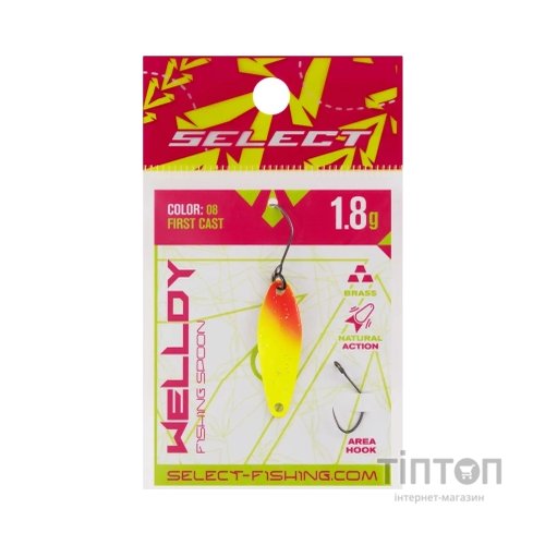 Блешня Select Welldy 1.8g 31mm 08 First Cast (1870.80.86)