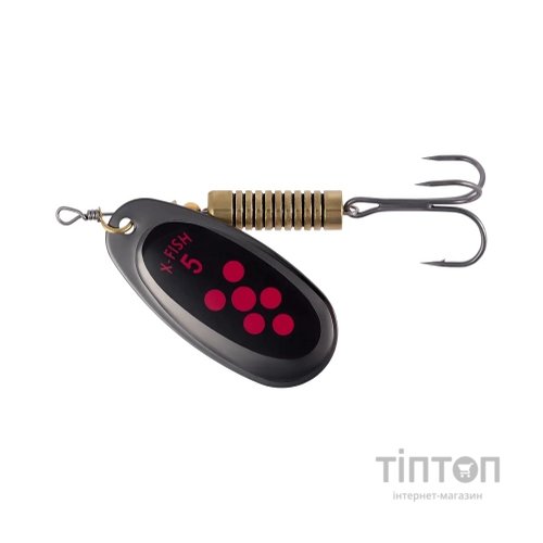 Блешня X-Fish Dark Side 14g 5 Nikel black orange (1917.07.31)