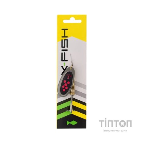 Блешня X-Fish Dark Side 14g 5 Nikel black orange (1917.07.31)