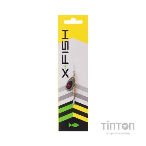 Блешня X-Fish Dark Side 2.5g 1 Nikel black orange (1917.07.27)