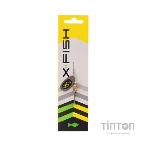 Блешня X-Fish Dark Side 4g 2 Nikel black lime (1917.07.23)