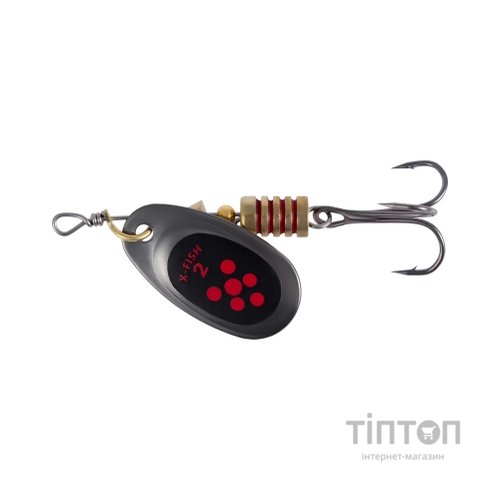 Блешня X-Fish Dark Side 4g 2 Nikel black orange (1917.07.28)