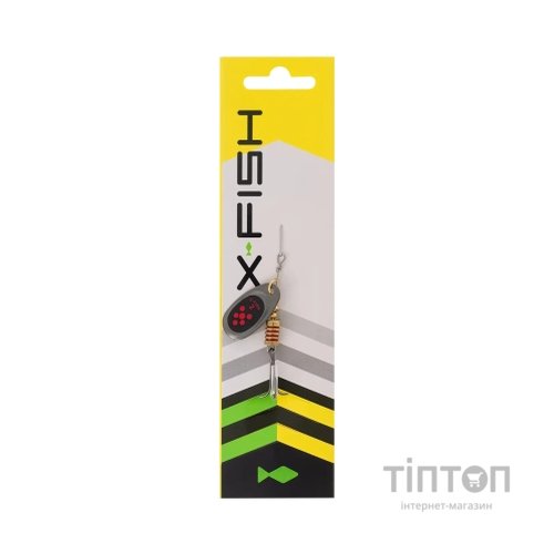 Блешня X-Fish Dark Side 4g 2 Nikel black orange (1917.07.28)