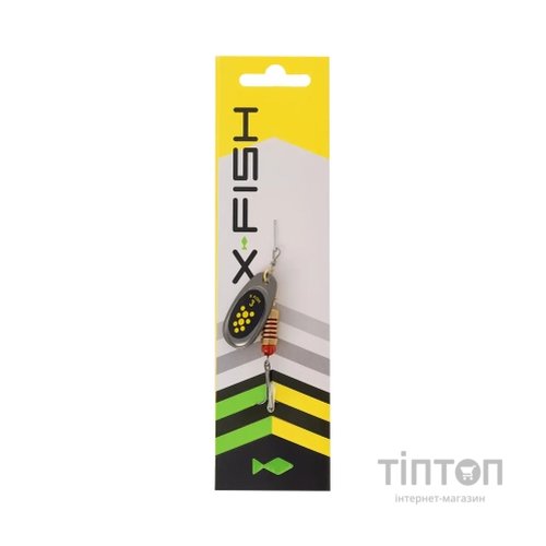 Блешня X-Fish Dark Side 6g 3 Nikel black lime (1917.07.24)