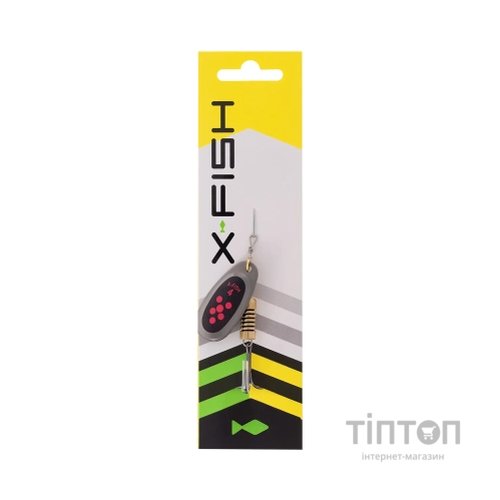 Блешня X-Fish Dark Side 9.5g 4Nikel black orange (1917.07.30)