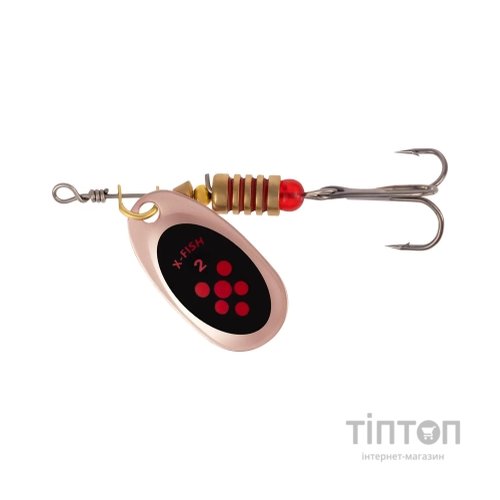 Блешня X-Fish Spike 4.5g 2 Copper black orange (1917.06.38)