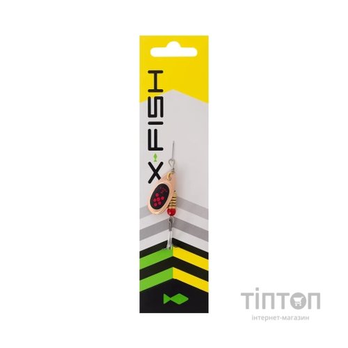 Блешня X-Fish Spike 4.5g 2 Copper black orange (1917.06.38)
