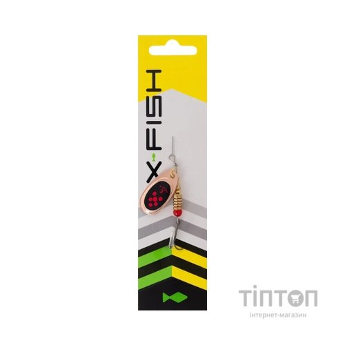 Блешня X-Fish Spike 5.5g 3 Copper black orange (1917.06.39)