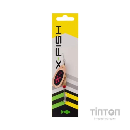 Блешня X-Fish Spike 9.5g 4 Copper black orange (1917.06.40)