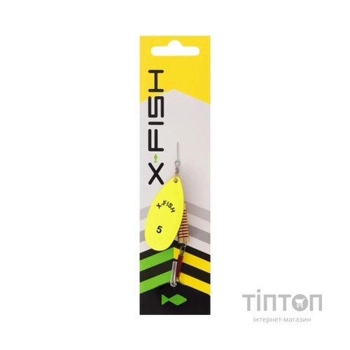 Блешня X-Fish Stark 14g 5 Nikel UV lime (1917.07.41)