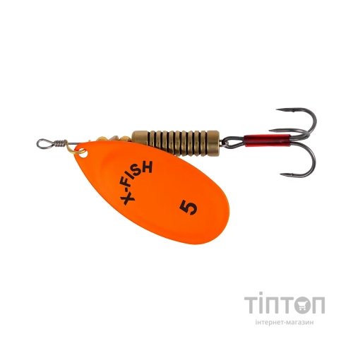 Блешня X-Fish Stark 14g 5 Nikel UV orange (1917.07.36)