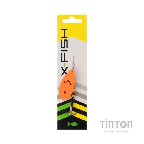 Блешня X-Fish Stark 14g 5 Nikel UV orange (1917.07.36)