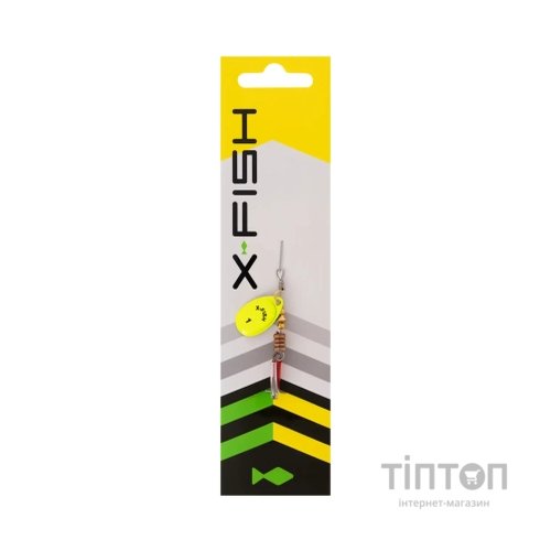 Блешня X-Fish Stark 2.5g 1 Nikel UV lime (1917.07.37)