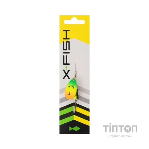 Блешня X-Fish Stark 6.5g 3 Fire tiger (1917.05.86)