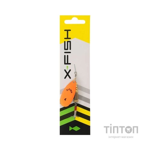 Блешня X-Fish Stark 9.5g 4 Nikel UV orange (1917.07.35)