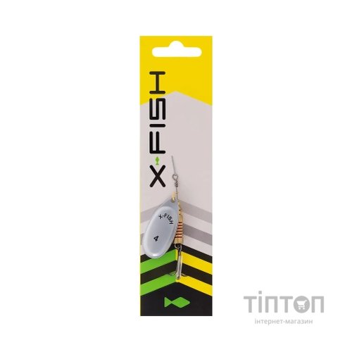 Блешня X-Fish Stark 9.5g 4 Silver (1917.05.72)