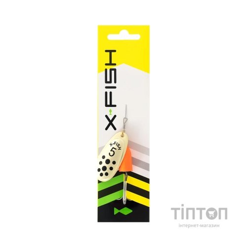 Блешня X-Fish Wolf 12,5g 5 Gold fire red (1917.05.58)