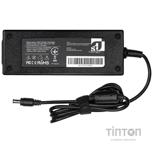 Блок питания 1StCharger для ноутбука Sony 19.5V 120W 6.15A 6.5x4.4мм (AC1STSO120WA2)