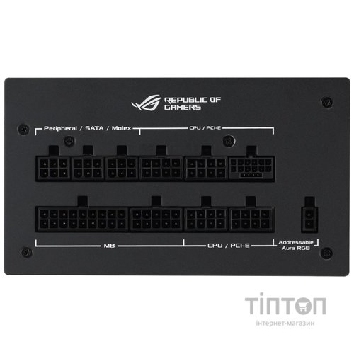 Блок живлення ASUS 1000W ROG STRIX PCIE5 Gold Aura Edition (90YE00P1-B0NA00)