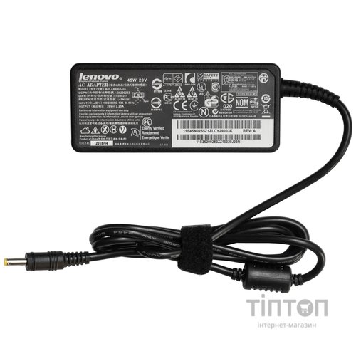 Блок питания для ноутбука Grand-X 20V 2.25A 45W 4.0x1.7мм + каб.пит. (ACLEL45WS3)