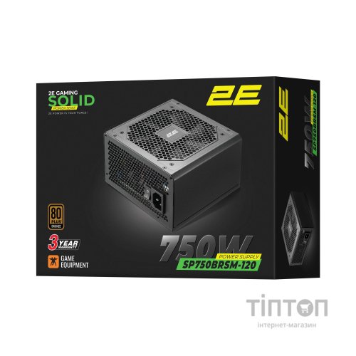 Блок живлення 2E 750W (2E-SP750BRSM-120)