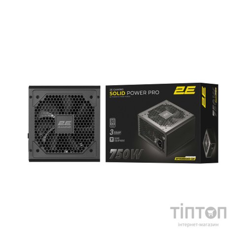 Блок живлення 2E 750W GAMING Solid Power Pro (2E-SP750BRSMII-120)